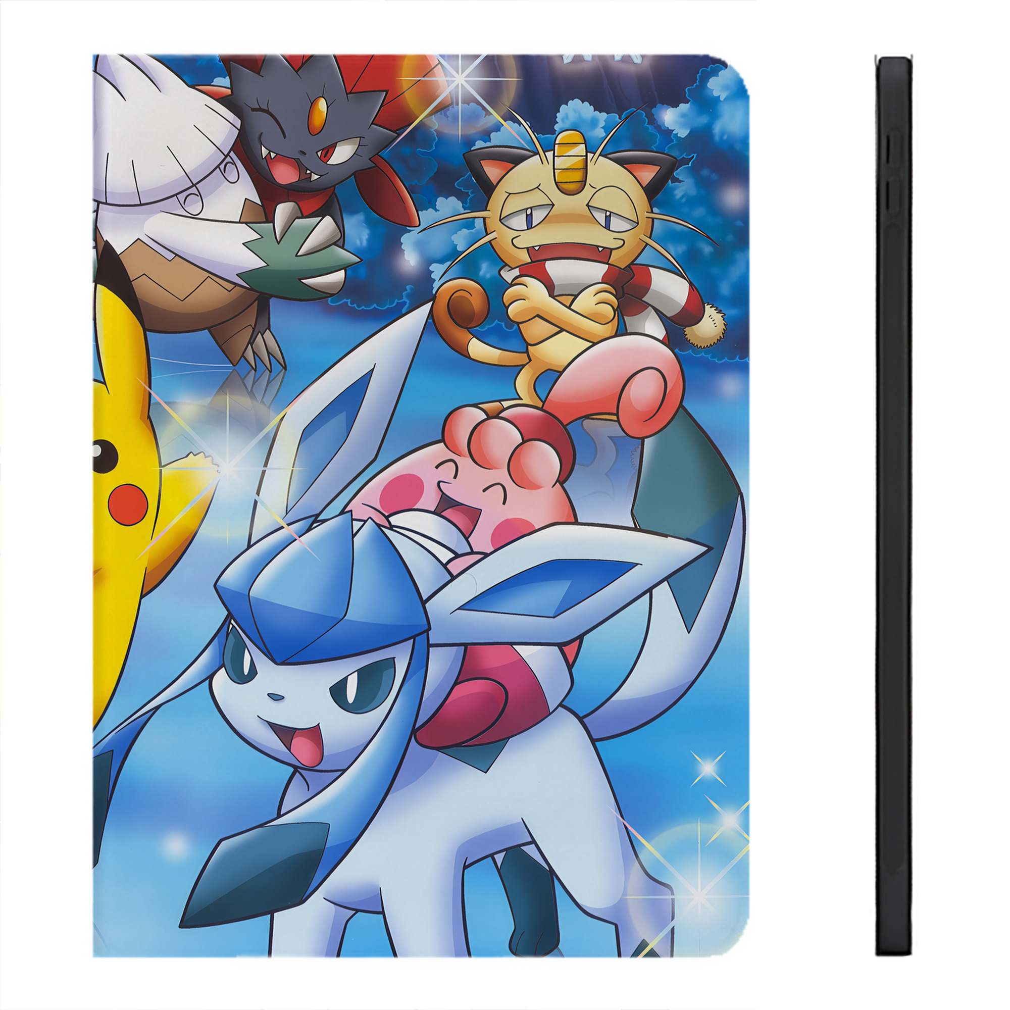 （画像用） ポケットモンスター Pokémon IPadケース ペンホルダー付き ブックスタイルデザイン